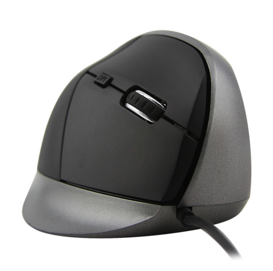 1200dpi Ergonomic vertical personality creative wired office 5keys usb mouse